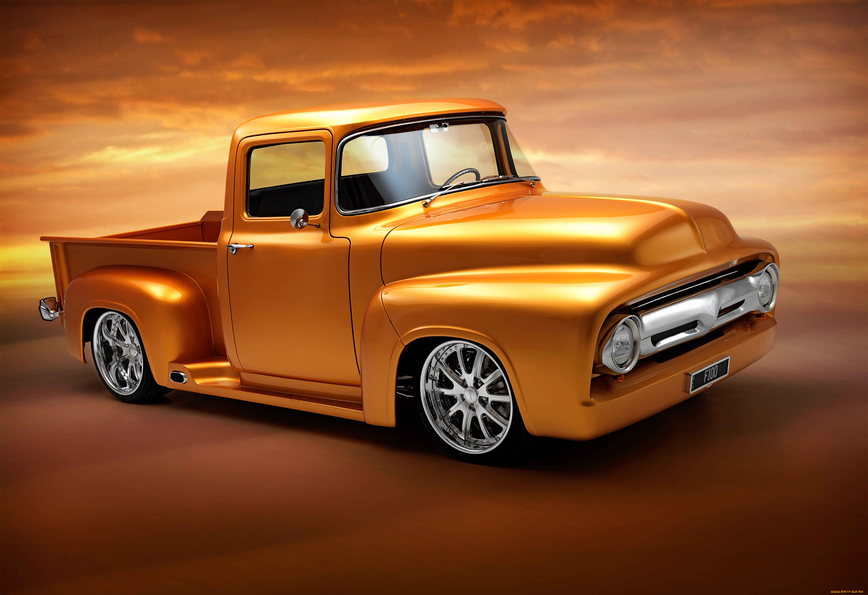 , custom pick-up, ford